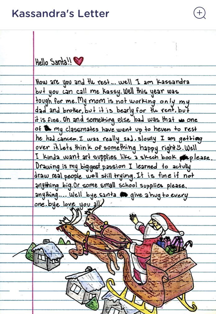 Kassandra's Letter